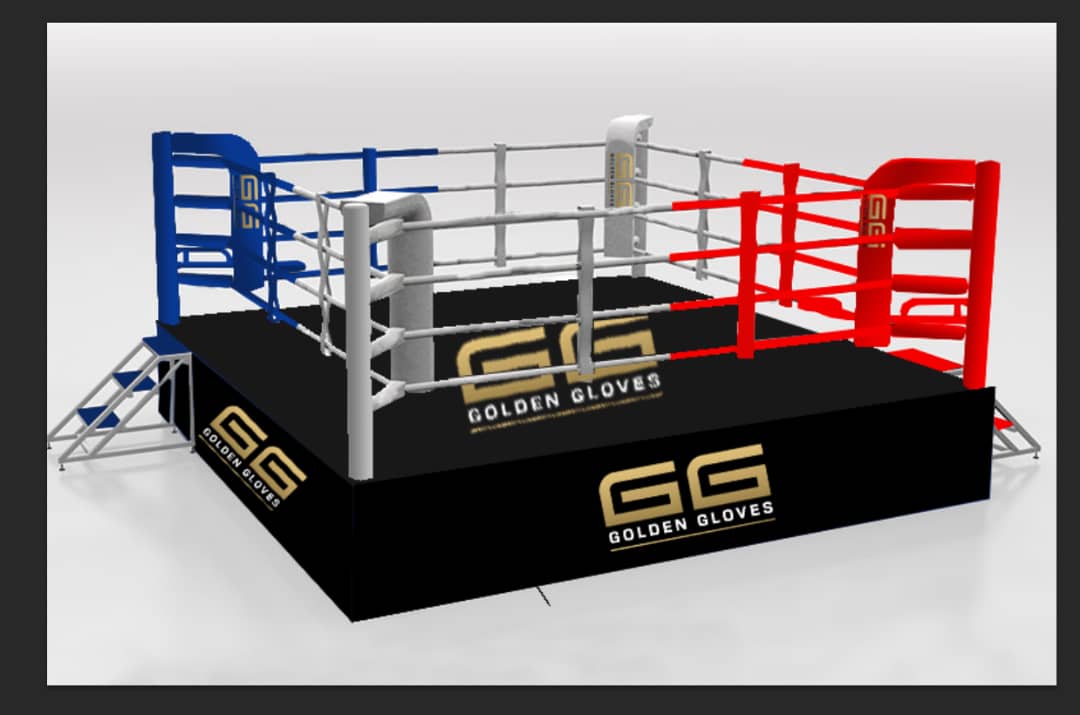 BOXING RING RAISED FLOOR 6m x 6m