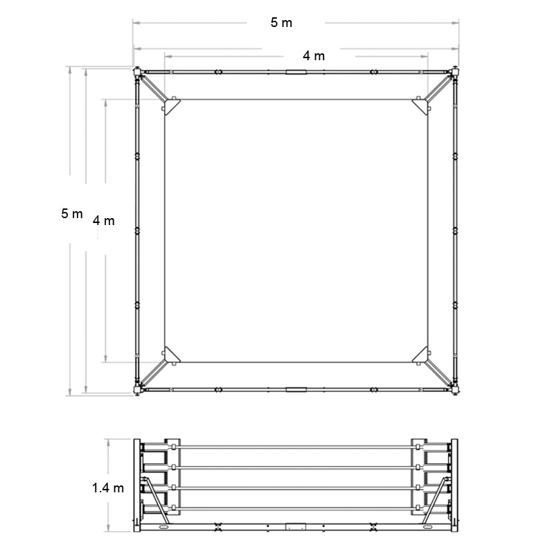 FOLD AWAY BOXING RING