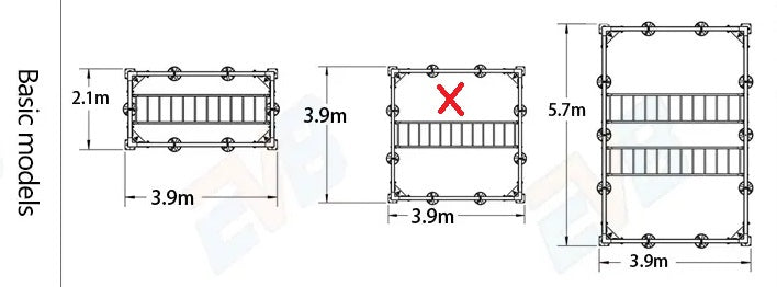 Multi fix punching bag frame