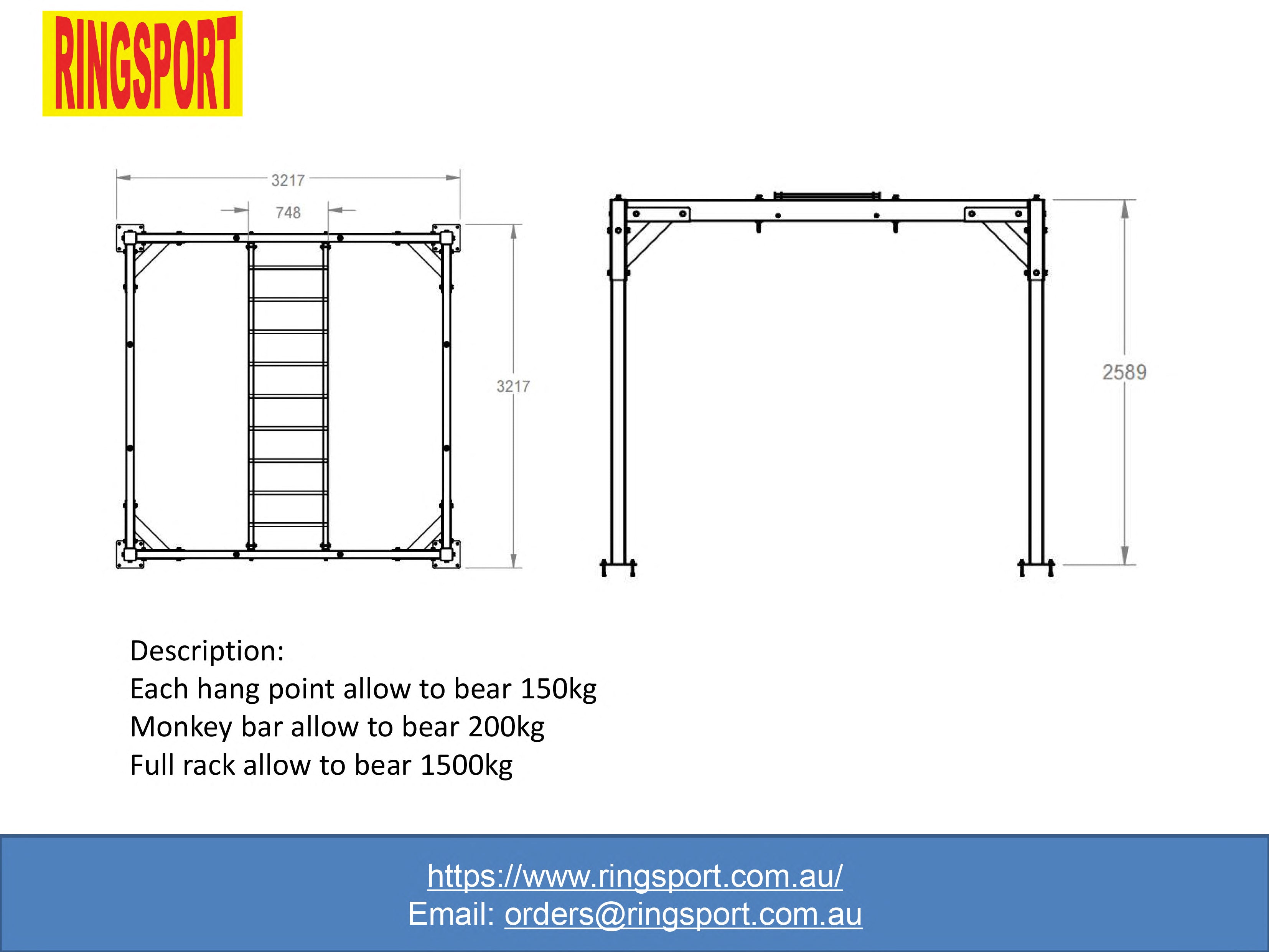 Multi fix punch bag rack