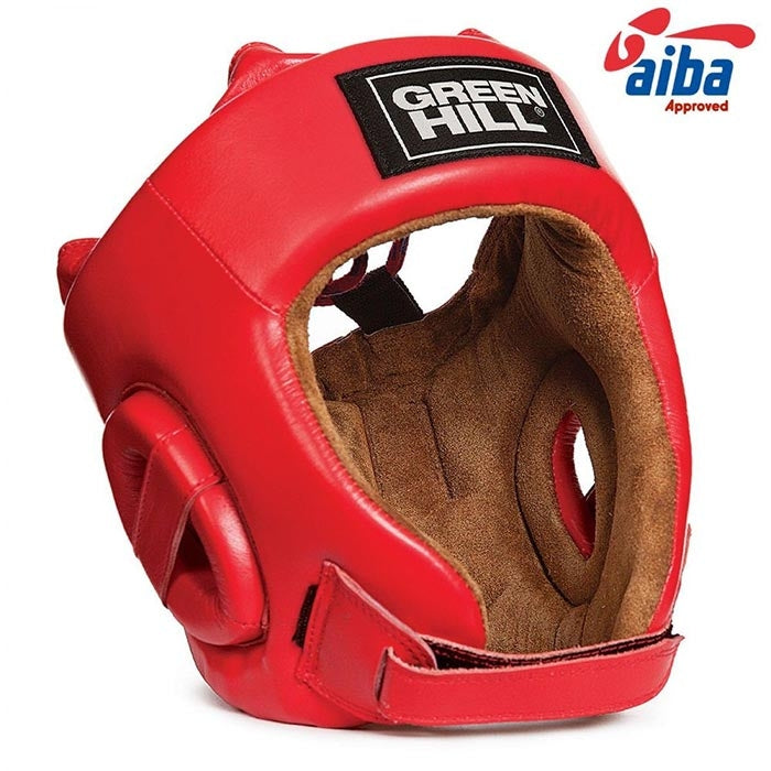 Greenhill aiba head guard red