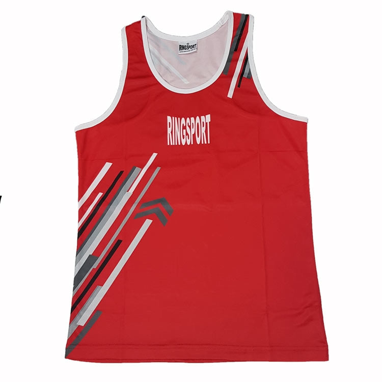 Strike boxing singlet front